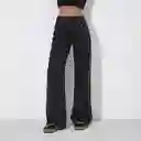 Pantalón Negro Estrella Roja 34 Mujer Raindoor