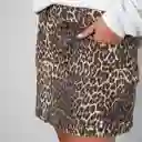 Falda Cargo Animal Print S Mujer Raindoor
