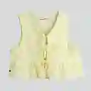 Blusa Cintas Amarilla M Mujer Raindoor