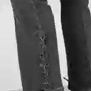 Pants Flare Cintas Negro 40 Mujer Raindoor