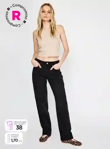 Jeans Mujer Index Recto Talla 38