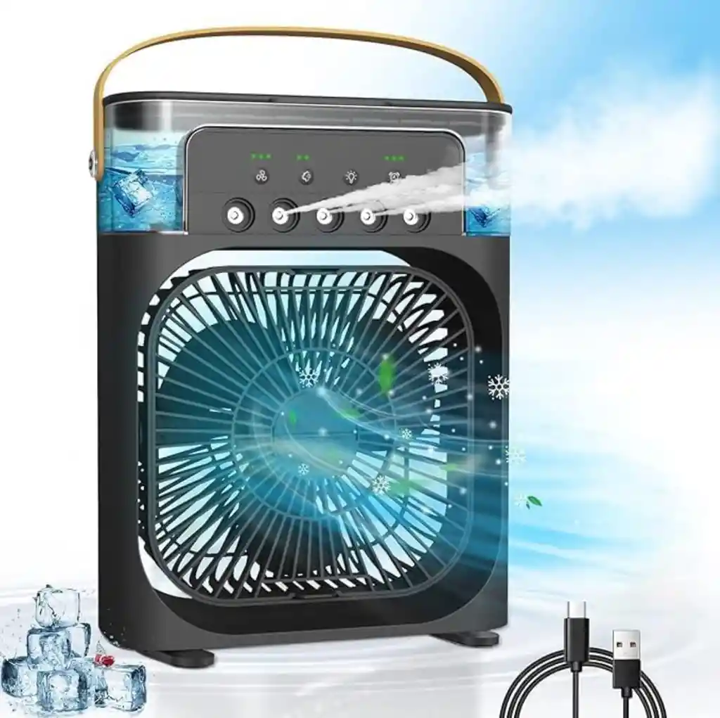 Ventilador Humificador Con Luz