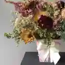 Caja Mediana Con Flores Secas