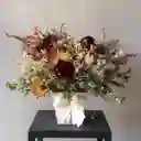 Caja Mediana Con Flores Secas