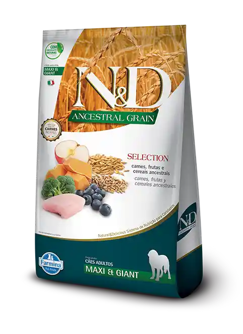 Nd - Ancestral Grain Selection Perros Adultos Grandes Y Gigantes 15 Kg