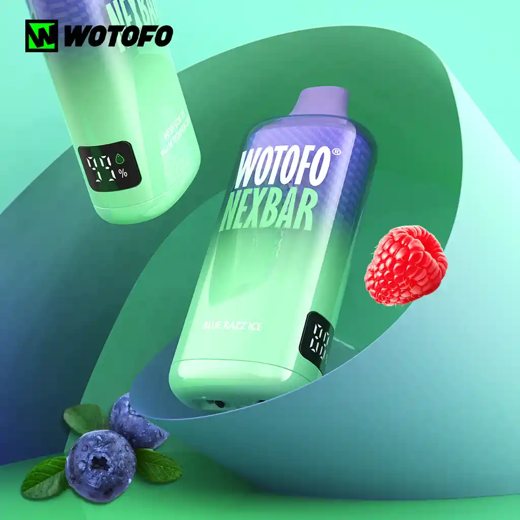 Vaper Desechable Blue Razz Ice Nexbar 10k Puffs - Wotofo