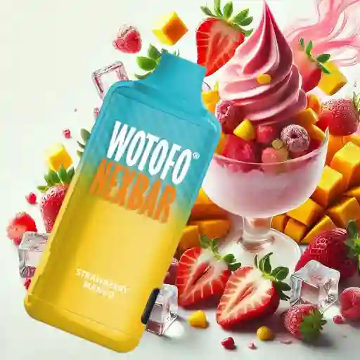 Vaper Desechable Strawberry Mango Nexbar 10k Puffs - Wotofo