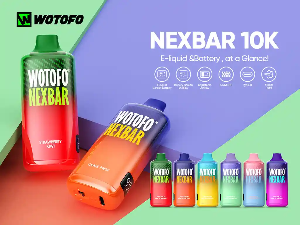 Vaper Desechable Strawberry Mango Nexbar 10k Puffs - Wotofo