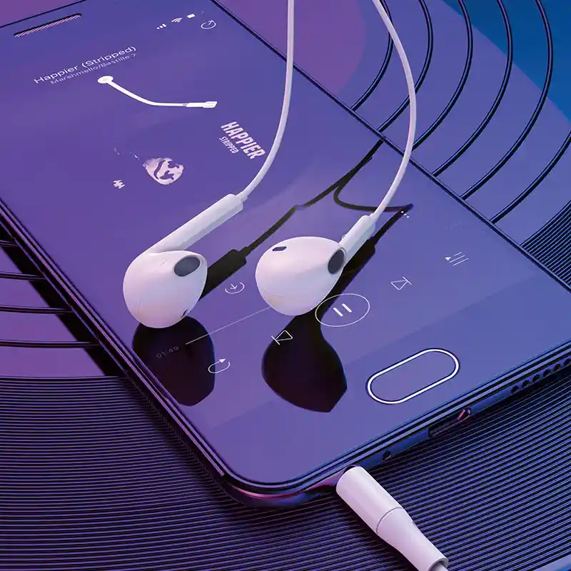 Audifonos Auxiliar 3.5mm Manos Libres Borofone Bm54 Blanco