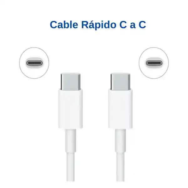 Cable Iphone C A C - Carga Rápida 65w