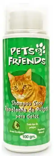 Shampoo En Seco(talco) Repelente De Pulgas Para Gatos