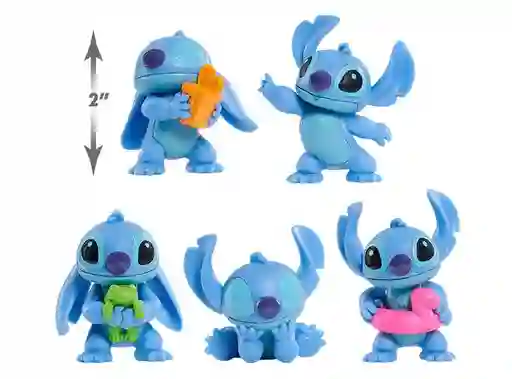 Stitch Pack De 5 Figuras 2.5" De Deluxe
