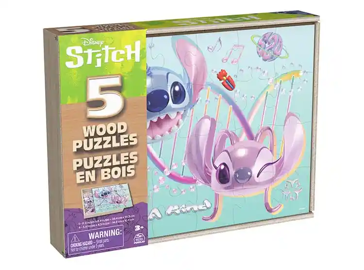 Puzzle Stitch De Madera 5 En 1