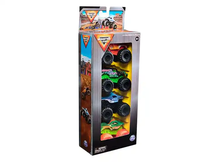 Monster Jam Set Autos Asst. 1:72