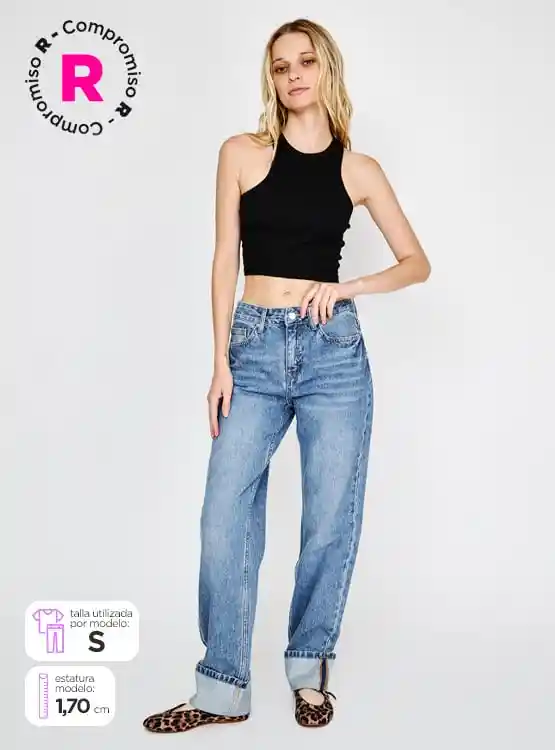 Jeans Mujer Index Recto Talla 40