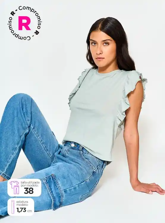 Jeans Moda Cargo Inx Cor W25 Azdem 44