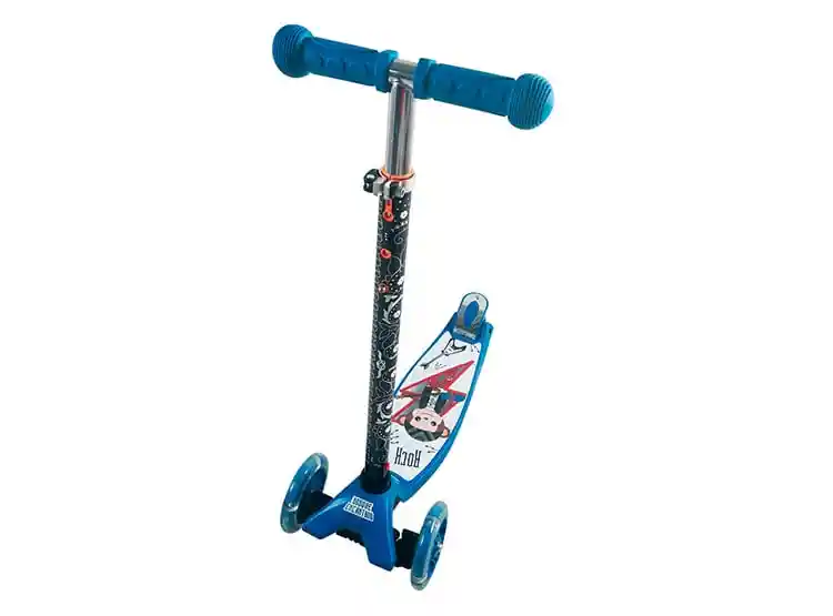 Scooter 3 Ruedas Con Luces Diego Rock