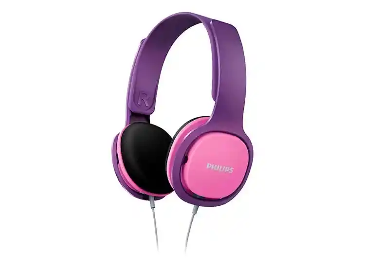Audífonos Philips On Ear Shk2000 Infantil Morado