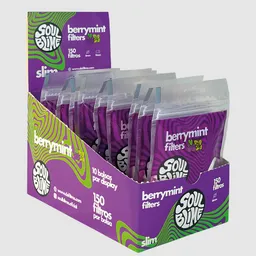 Filtro Soulblime Slim Sabor Berry Mint 150 Unidades