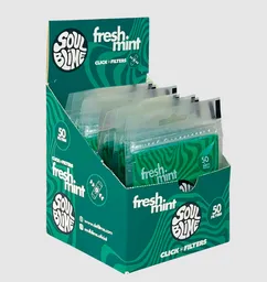 Filtro Soulblime Slim Fresh Mint Con Click – 50 Unidades