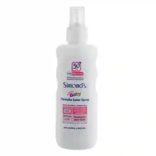 Pantalla Solar En Spray Spf50+ Simonds 190ml