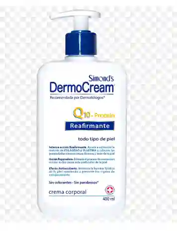 Reafirmante Dermocream Q10 Protein Simonds 400ml