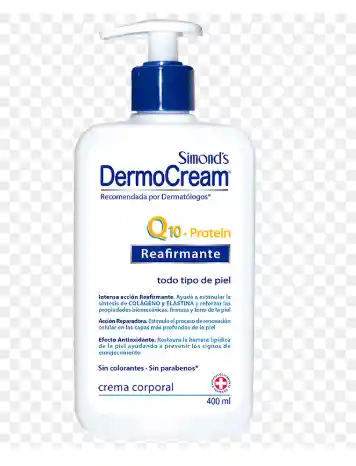 Reafirmante Dermocream Q10 Protein Simonds 400ml