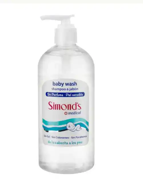 Baby Wash Jabón Y Shampoo Recién Nacidos Simonds Medical 500ml