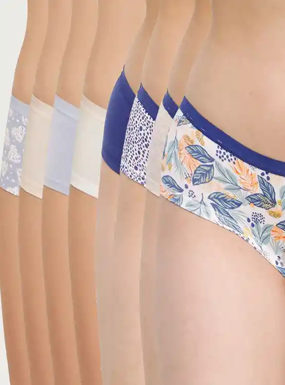 Pack 8 Pantaletas Palmers Algodón Talla Xxl