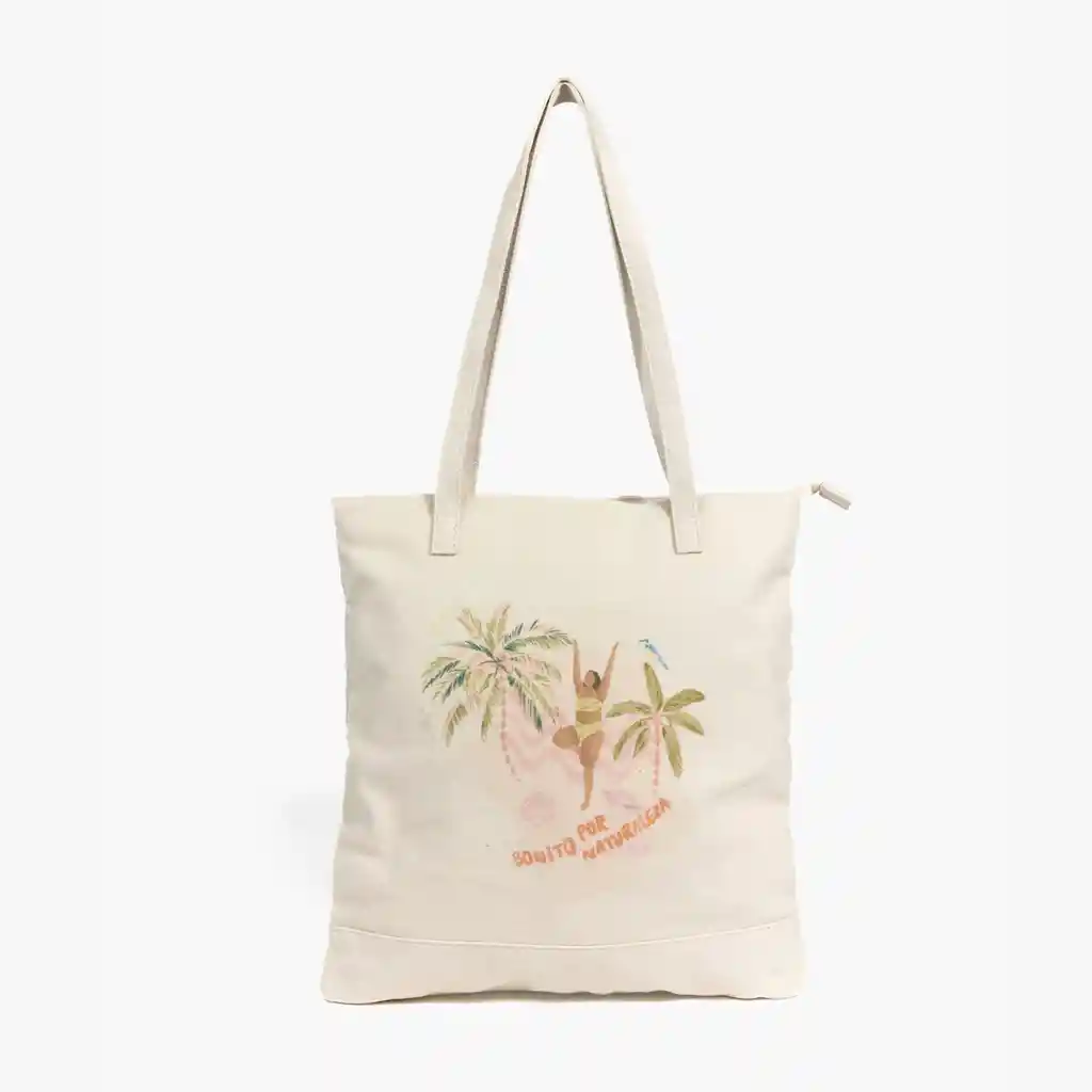 Cartera Tote Mujer Mujer The Artist Project By @tatisoko Beige