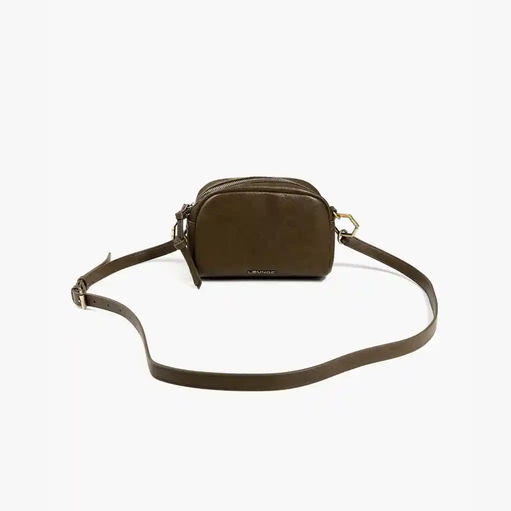 Cartera Bandolera Mujer Hebilla Hexagonal Verde