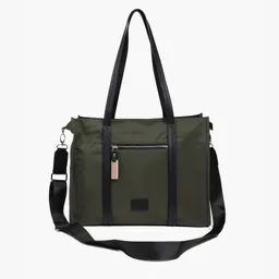 Cartera De Hombro Mujer New Office Verde Musgo