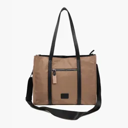 Cartera De Hombro Mujer New Office Beige