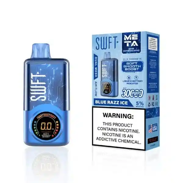 Vaporizador Swft Dual Mesh Blue Razz Ice 30.000 Puffs