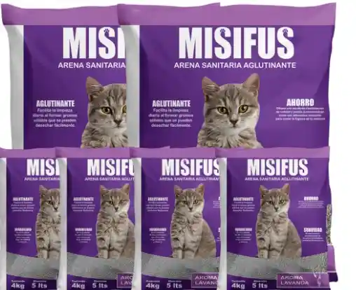 Arena Misifus Lavanda Pack 24 Kilos