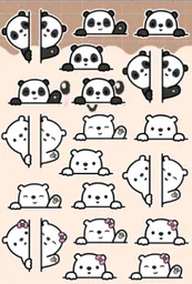Stickers Oso Kawaii