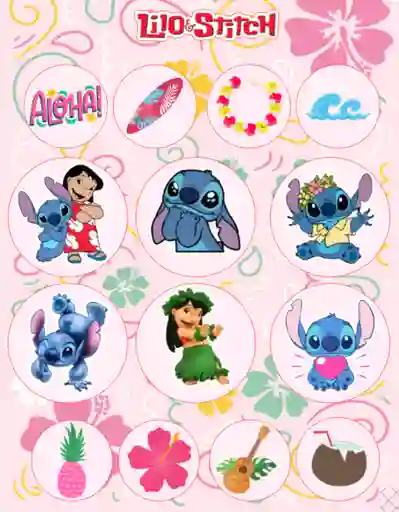 Stickers Lilo Y Stitch