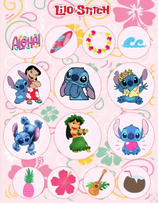 Stickers Lilo Y Stitch