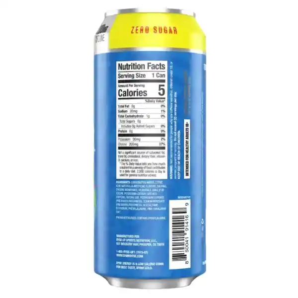 Bebida Energética Ponche Tropical 473ml Ryse Fuel