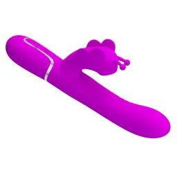 Vibrador Con Succionador De Clítoris Conejo Ternura Vibrante