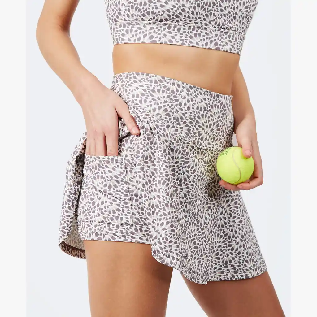 Falda Short Mujer Deportiva Xs Blanco