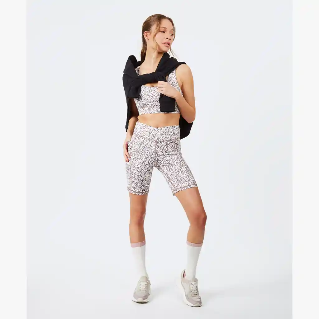 Short Deportivo Mujer Cruzado Xl Blanco