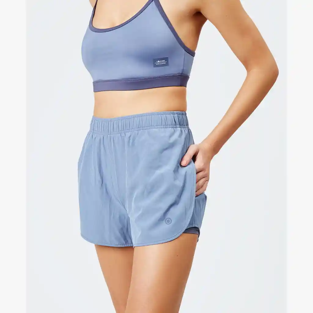 Short Deportivo Mujer Xs Azul