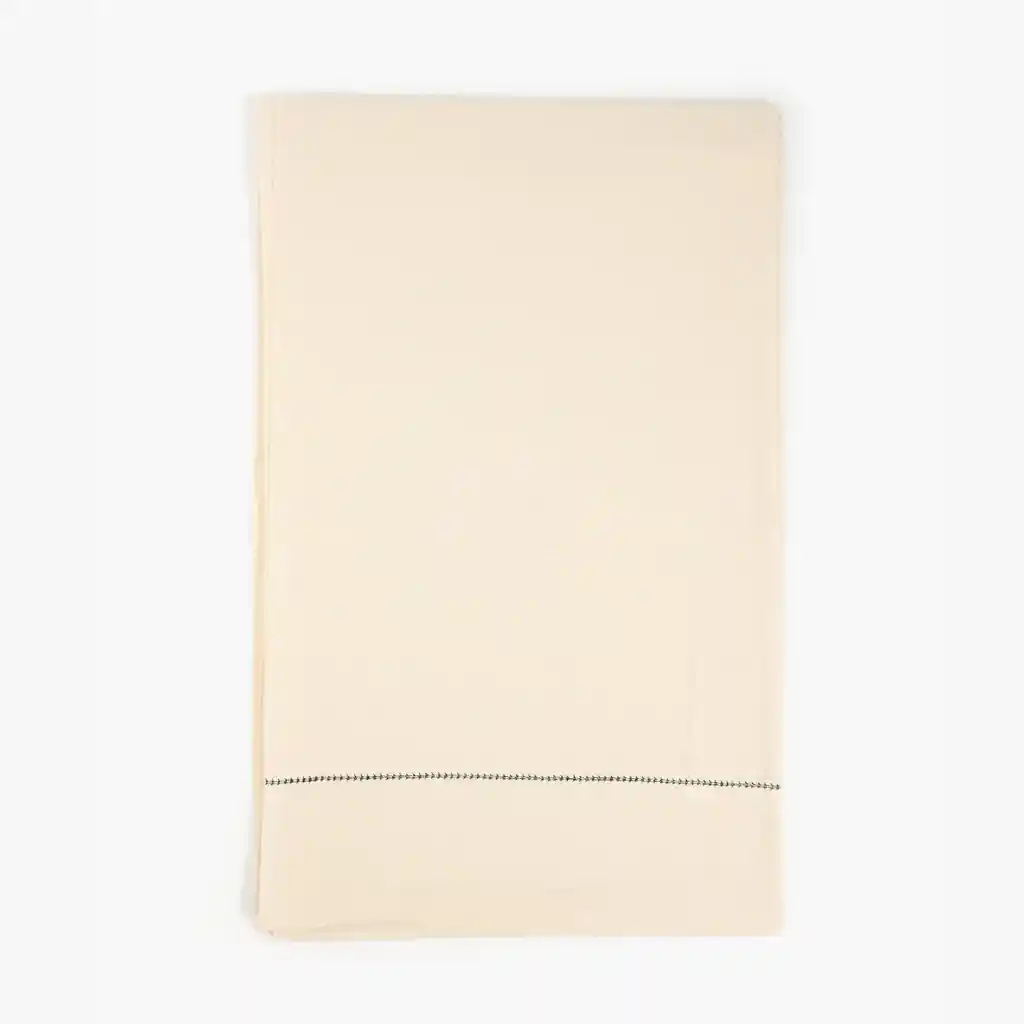 Camino De Mesa Mujer Algodón Beige