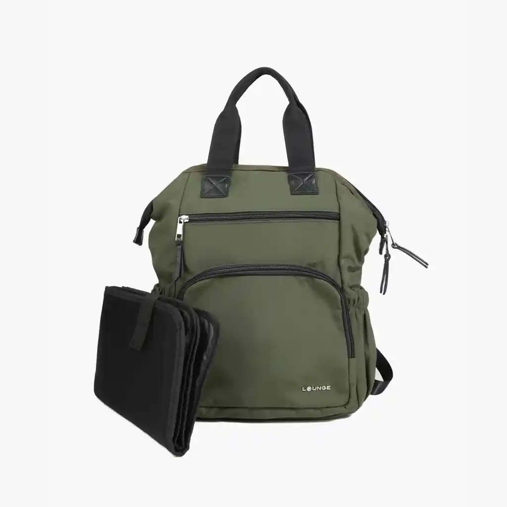 Mochila Mujer Nylon Verde Musgo