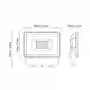 Proyector Led De Exteriores Ip65,10w 900lm Blanco Cálido 220v Sec Demasled