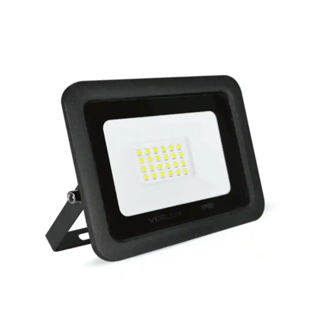 Reflector Led 20w Negro 6500k Ip65