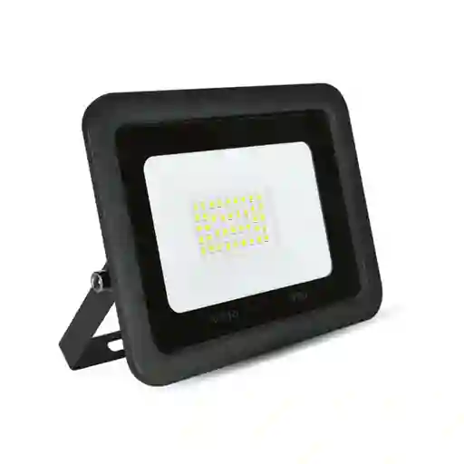 Reflector Led 30w Negro 6500k Ip65 - Vkb