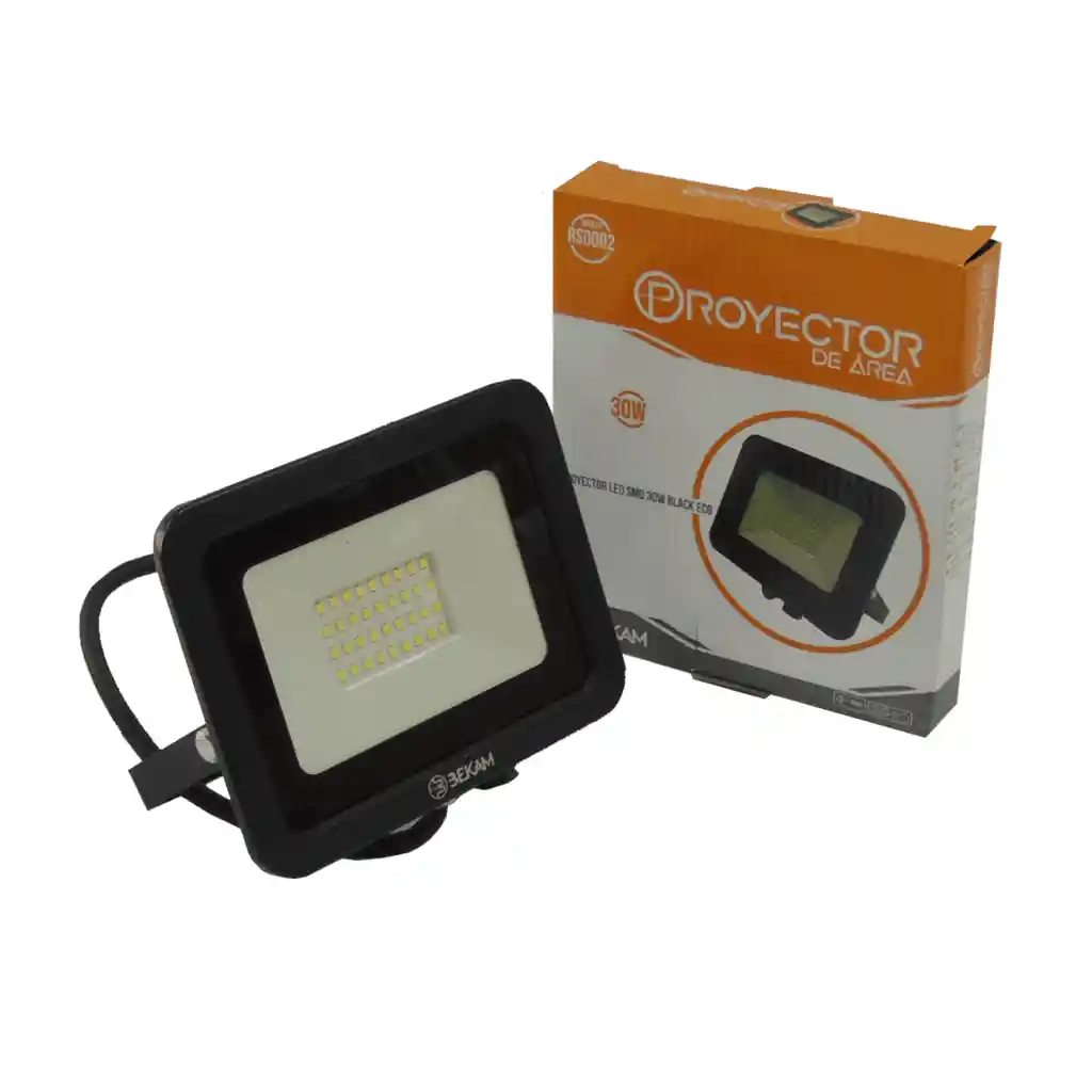 Proyectores Led Reflector Led Smd 100w Black Eco 6500k Bekam