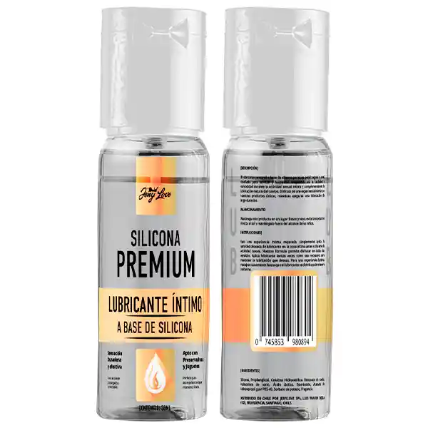 Lubricante Íntimo Premium De Silicona 30ml
